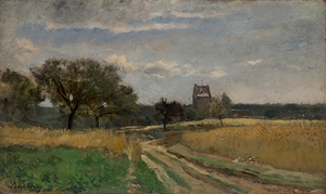 Landscape along a Country Road [ca. 1860] by Charles François Daubigny [1817–1878]